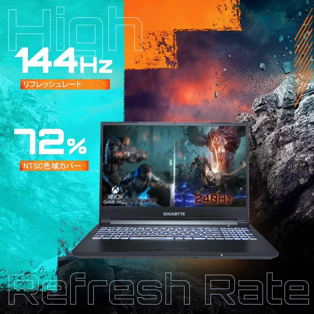 Windowsノート本体 GIGABYTE A7 Ryzen 7 5800H 16GB 512GB A7 (AMD Ryzen™ 5000 Series) Key Features | Laptop - GIGABYTE