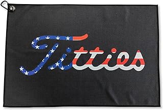 K9King Funny Microfiber Towel - Premium Golf Towel with Clip Holder - Ideal Golf Accessory for Men and Women