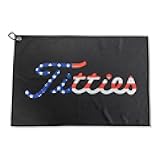 K9King Funny Microfiber Towel - Premium Golf Towel with Clip Holder - Ideal Golf Accessory for Men and Women