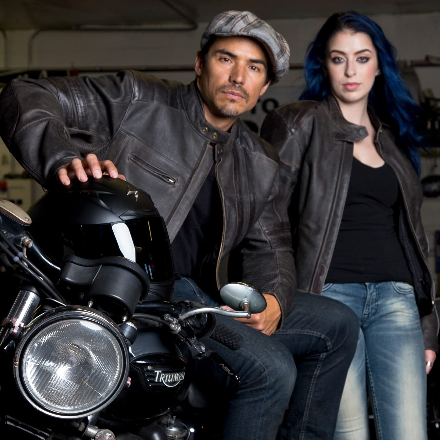 ScorpionEXO 1909 Vintage Leather Motorcycle Jacket Ventilated with Removable Thermal Liner and CE Rated Armor Included — view 3