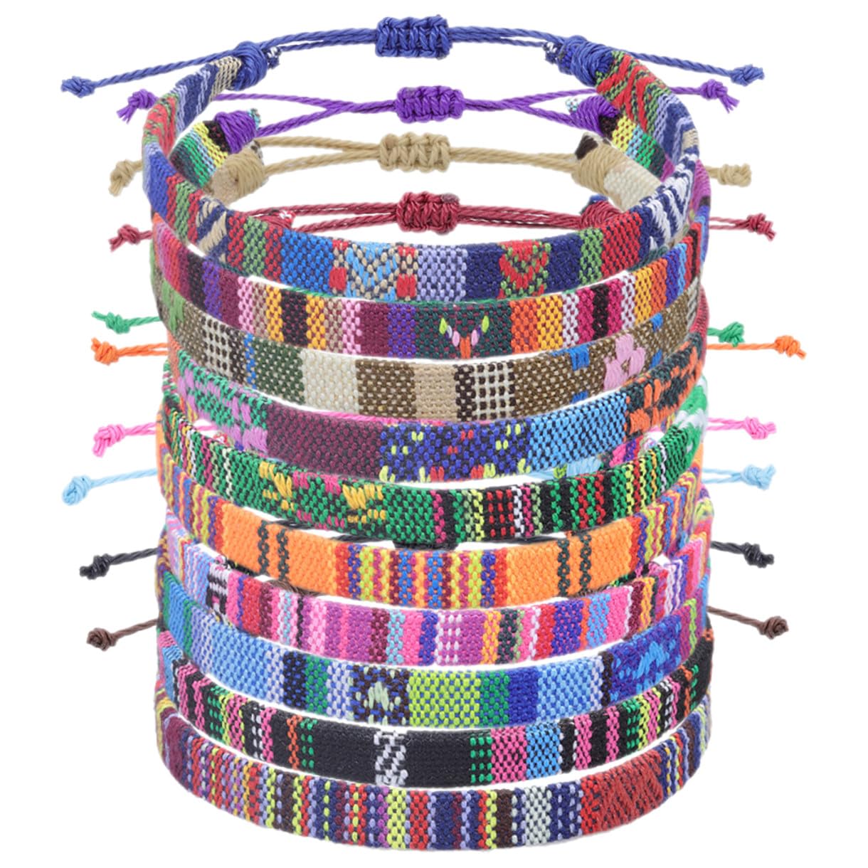 Bracelets tressés à la main en corde, le cadeau bohème idéal - 8