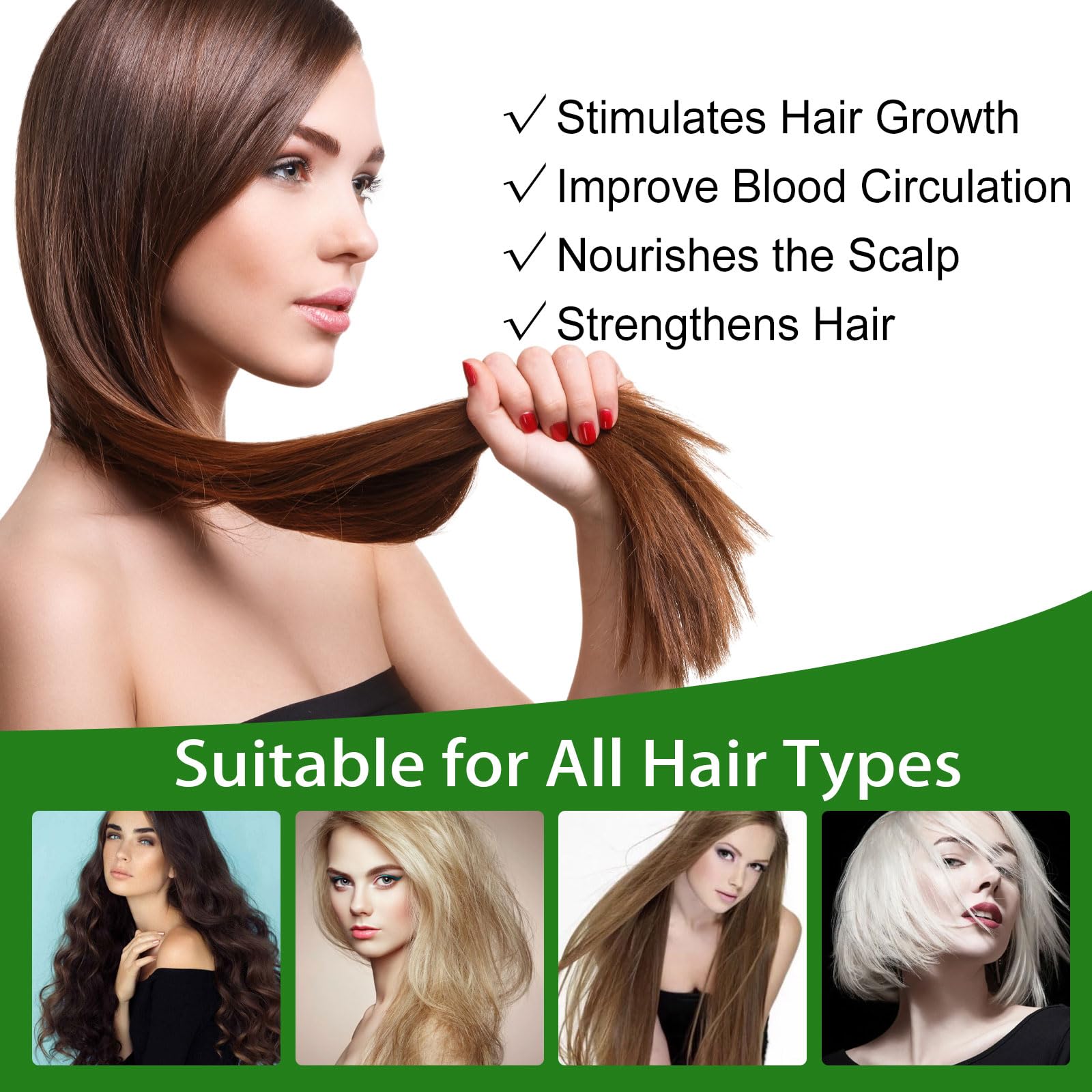 Aceite de Romero Para el Cabello, Aceite de Romero Para Mujeres y Hombres, Orgánic Rosemary Oil de La Piel, Cejas, Pestañas, Nutre el Cuero Cabelludo y Estimula el Crecimiento del Cabello (60ML) — view 6