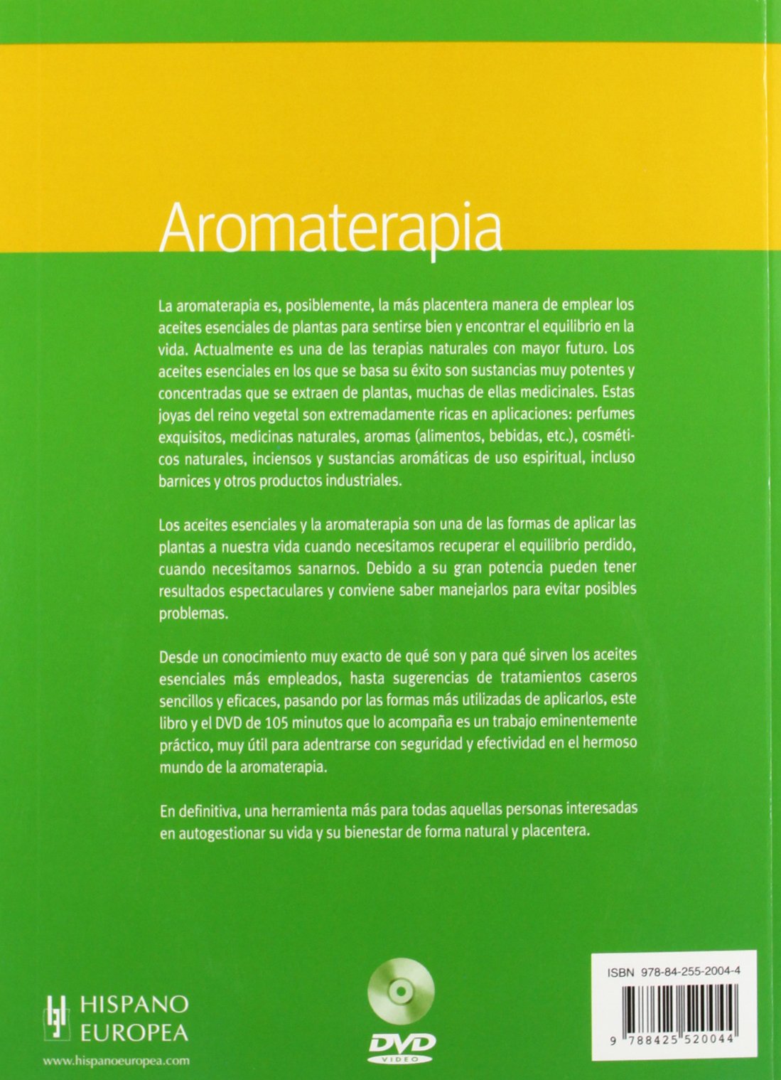 Aromaterapia (+DVD) (Salud & Bienestar)