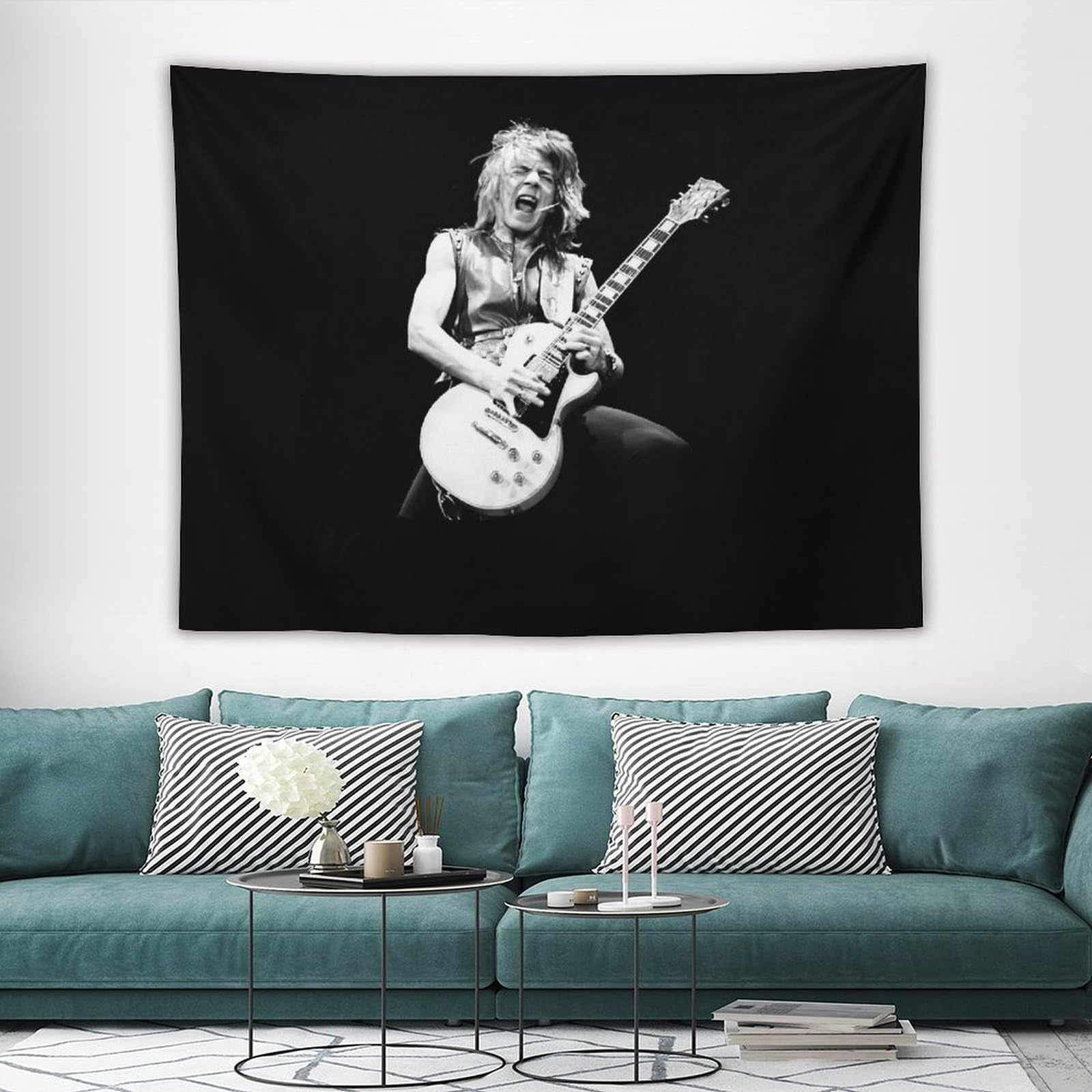 Amazon.co.jp: タペストリー 壁掛け布 Randy Rhoads ランディ ローズ