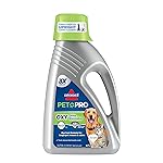 Bissell PET PRO OXY Urine Eliminator with Febreze Carpet Deep Clean Solution, with StainProtect Technology, for use in leading upright carpet cleaners, 48oz, Our best formula for pet messes & odors