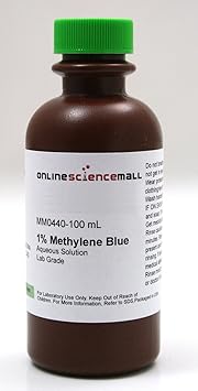 100mL of 1% Methylene Blue Solution - Lab Grade Reagent