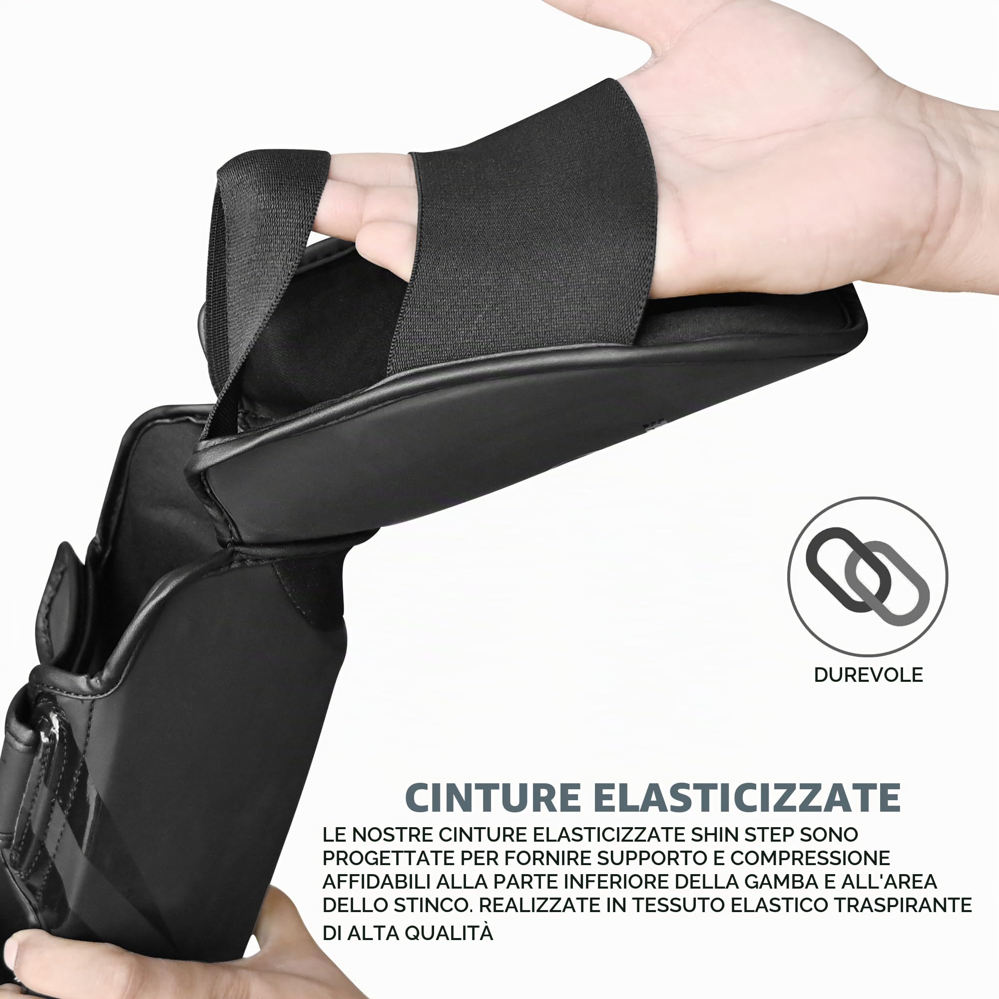 Beast Rage Parastinchi Muay Thai per MMA, Kickboxing, Arti Marziali – Protezioni Resistenti per Gambe e Piedi, Paracolpi con Cinturini Regolabili, Vestibilità Sicura, Comfort e Durabilità