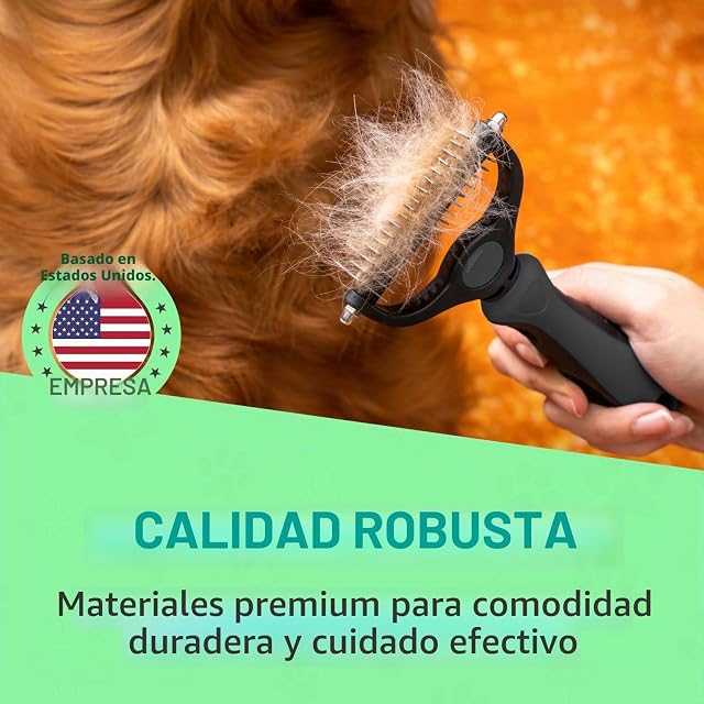 Foto 3 de 7 de Maxpower Planet Cepillo de aseo para mascotas, peine de rastrillo de doble cara para perros y gatos