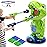 EagleStone Movable Dinosaur Shooting Toys for Kids,Electronic Target Shooting Games with 2 Pump Gun,48 Balls Party Favor Toys with Score Record, LED & Sound, Dino Toys Gift for Boys and Girls