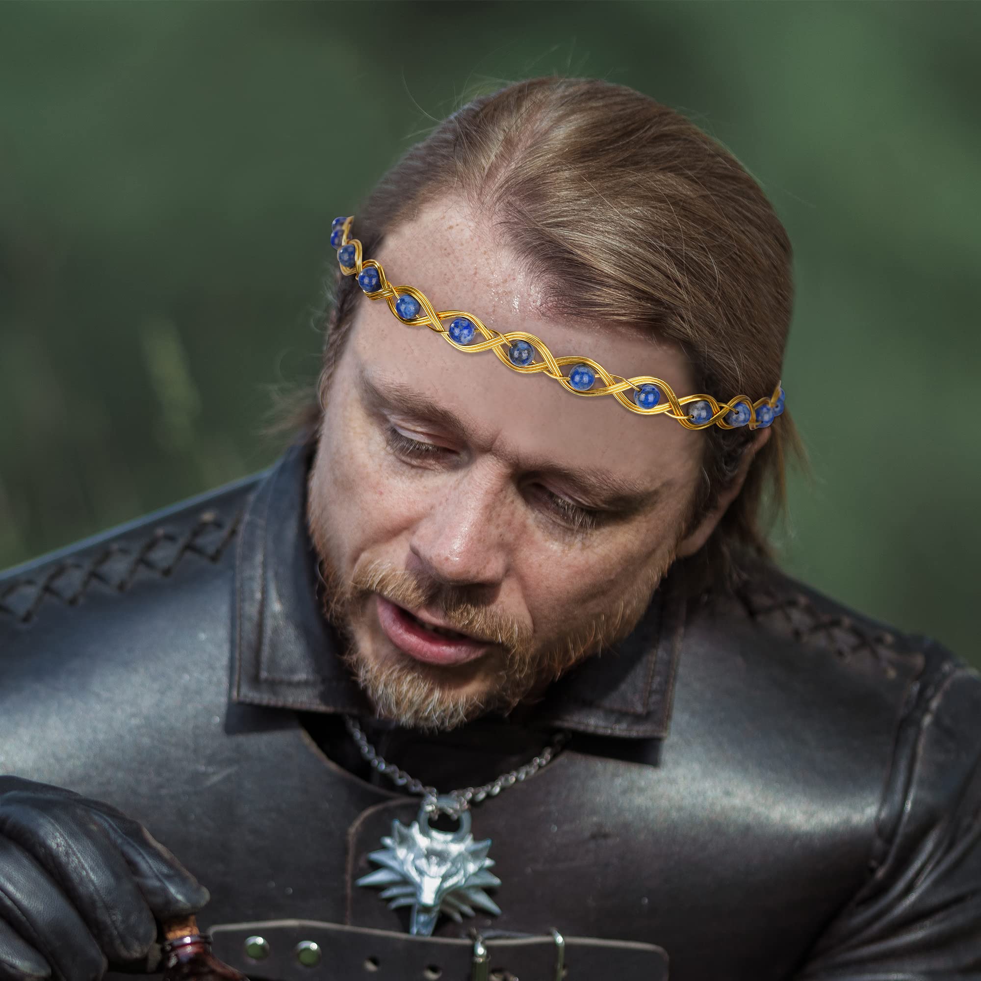 Amazon.com : CoTeeZa Renaissance Crystal Celtic Crown - Handmade