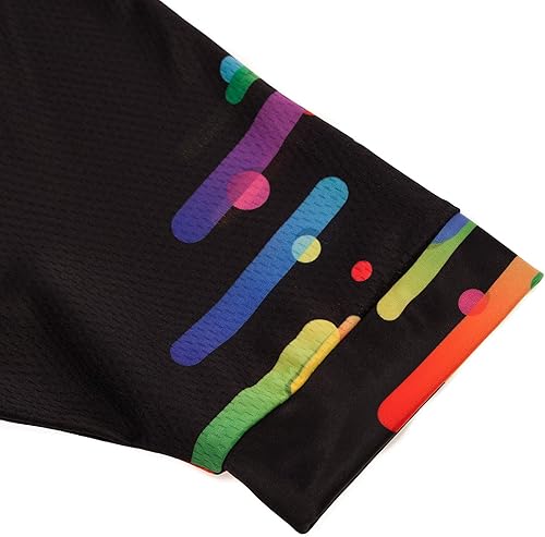 Miniatura 8 de Camiseta de ciclismo para mujer, manga corta y pantalones cortos de ciclismo acolchados para verano