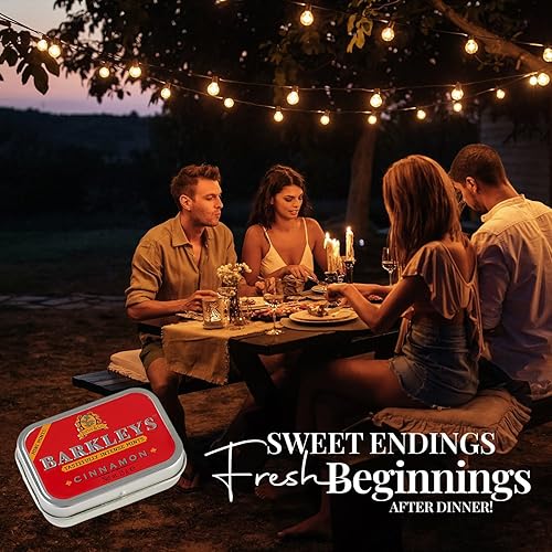 Miniatura 9 de Barkleys Mentas de aliento de canela, mini caramelo de canela, sabor a canela fuerte, menta fresca para fiestas, después de la cena, boda, uso