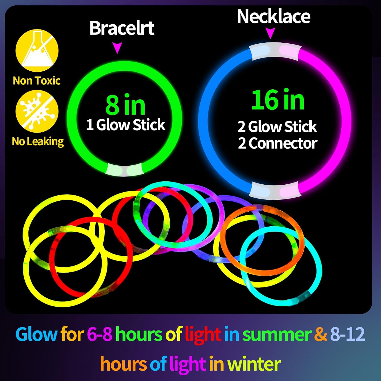 LiYiQ 50 Packs Christian Gifts Cards with 100 Glow Sticks Let Your Light Shine Cards with Glow Sticks Religious Bible Verse Cards for VBS Sunday School Supplies (Christian) - Image 3