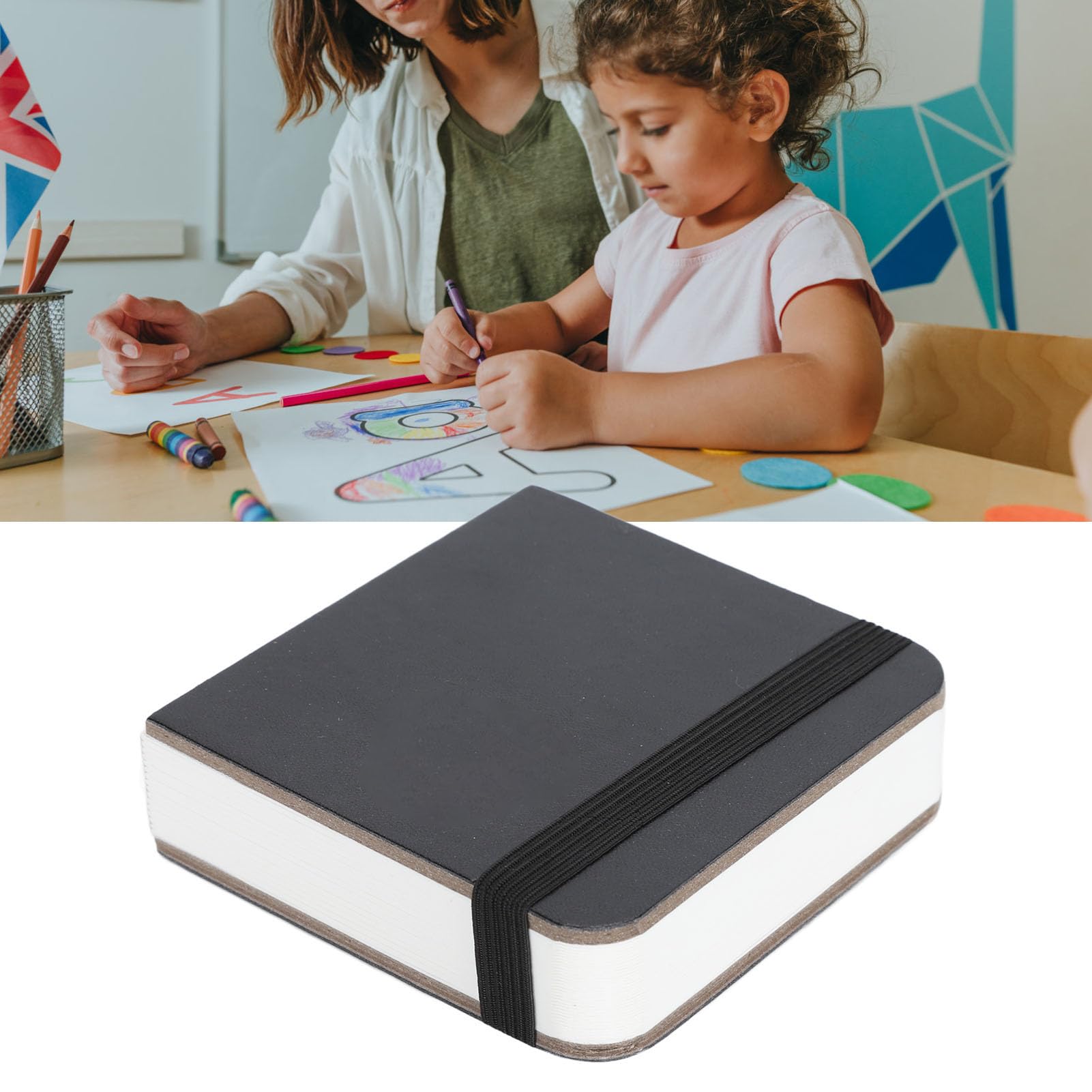 Art Journal Skizzenbuch Aquarell - Softcover 30 Blätter 300g/m² 8x8cm