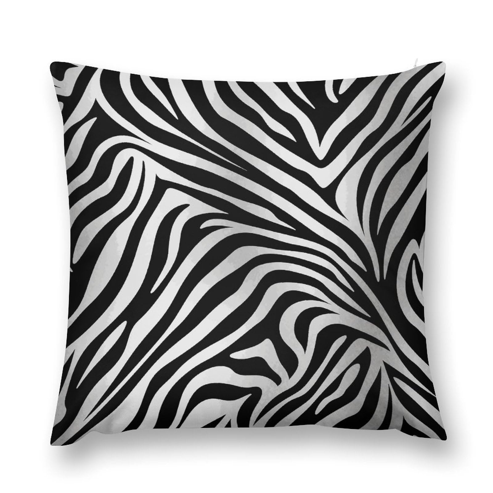 MUSM Zebra Print Throw Pillow Cover 22 "x22 Wrinkle&Fade Resistant Cozy Soft Plush Pillow Case Protector Double-Sided Personalized Pillowcase Pillow Shams Cushion Cover for Home