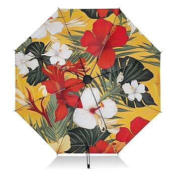 Amazon.com: J JOYSAY Hibiscus Florals Colorful Umbrella for