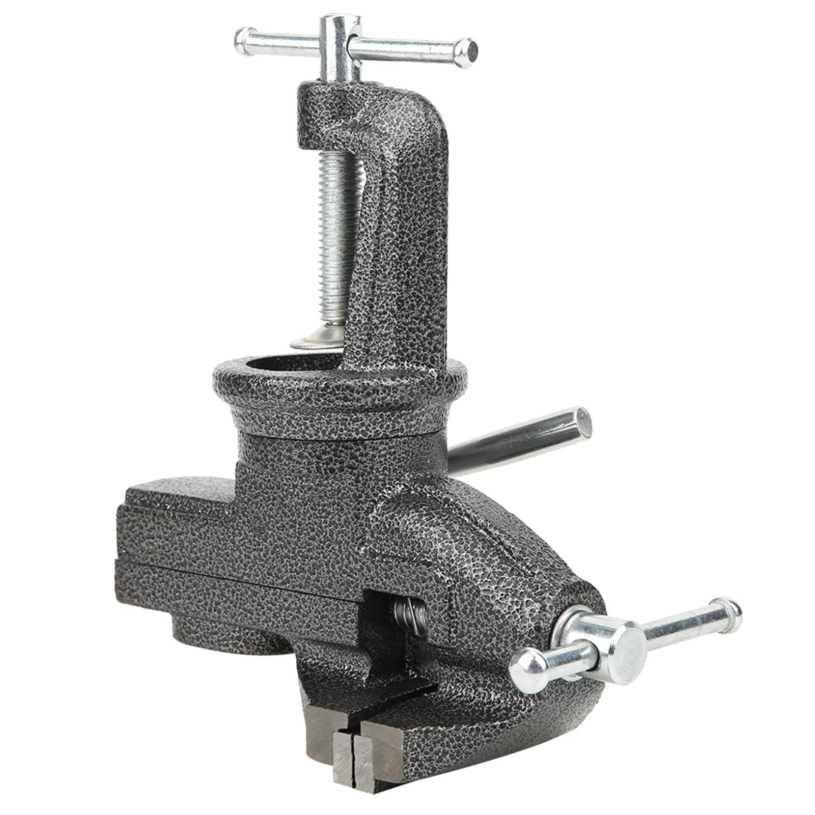 Imadło stołowe 80mm 360 stopni Miniaturowy zacisk żeliwny Imadło stołowe Łatwa instalacja Wyposażenie warsztatu