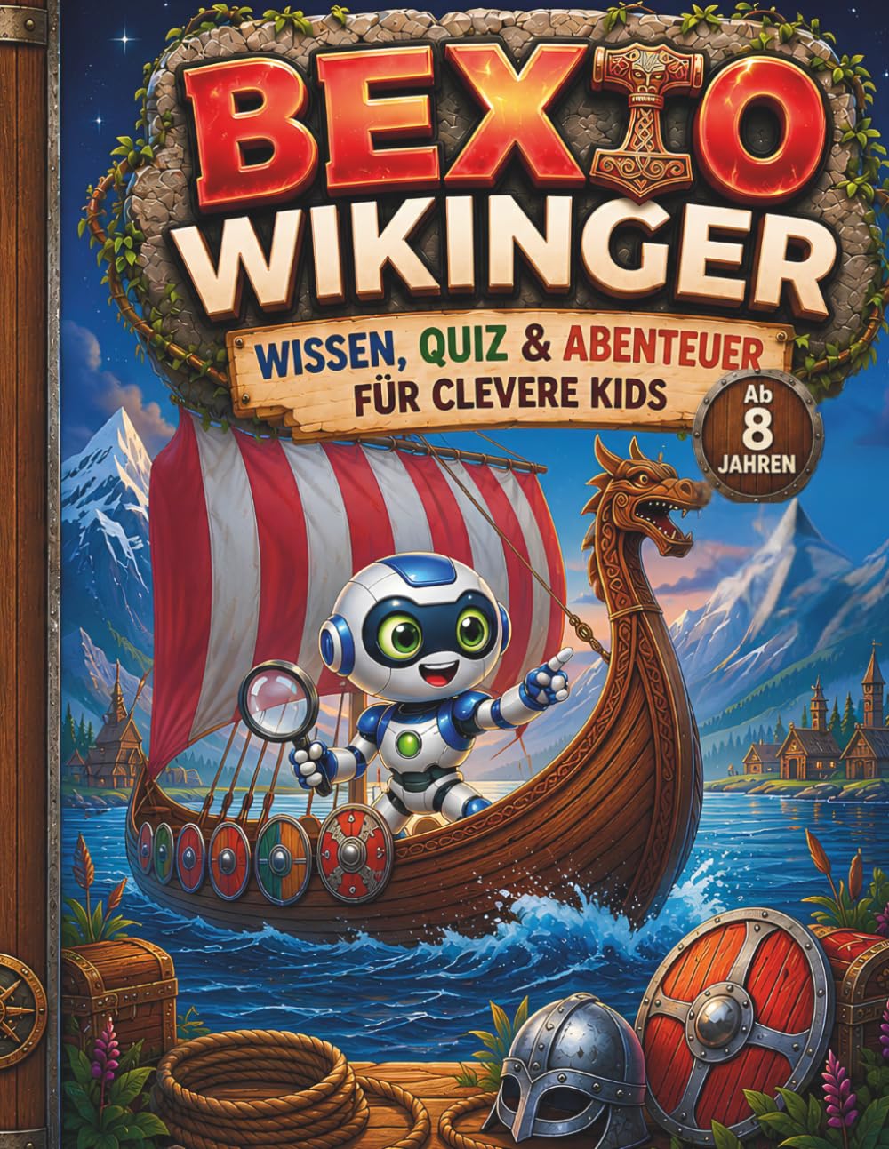 BEXTO Wikinger: Wissen, Quiz und Abenteuer für clevere Kids ab 8 Jahren | Mit spannenden Rätseln, Suchbildern, Labyrinthen, Mitmachseiten und ... (BEXTO – Wissen, Quiz & Abenteuer)