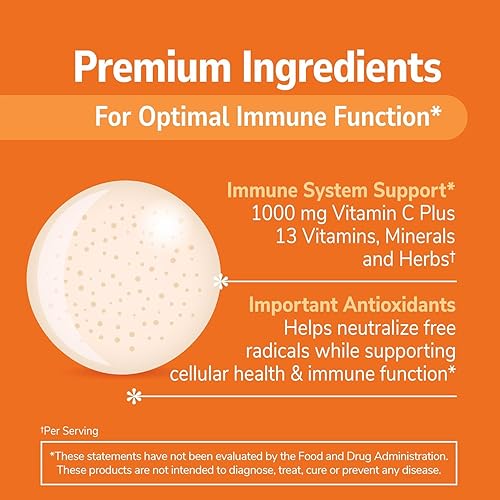 Miniatura 5 de 21st Century ImmuBlast - Tabletas masticables Citrus - 32 comprimidos, paquete de 2