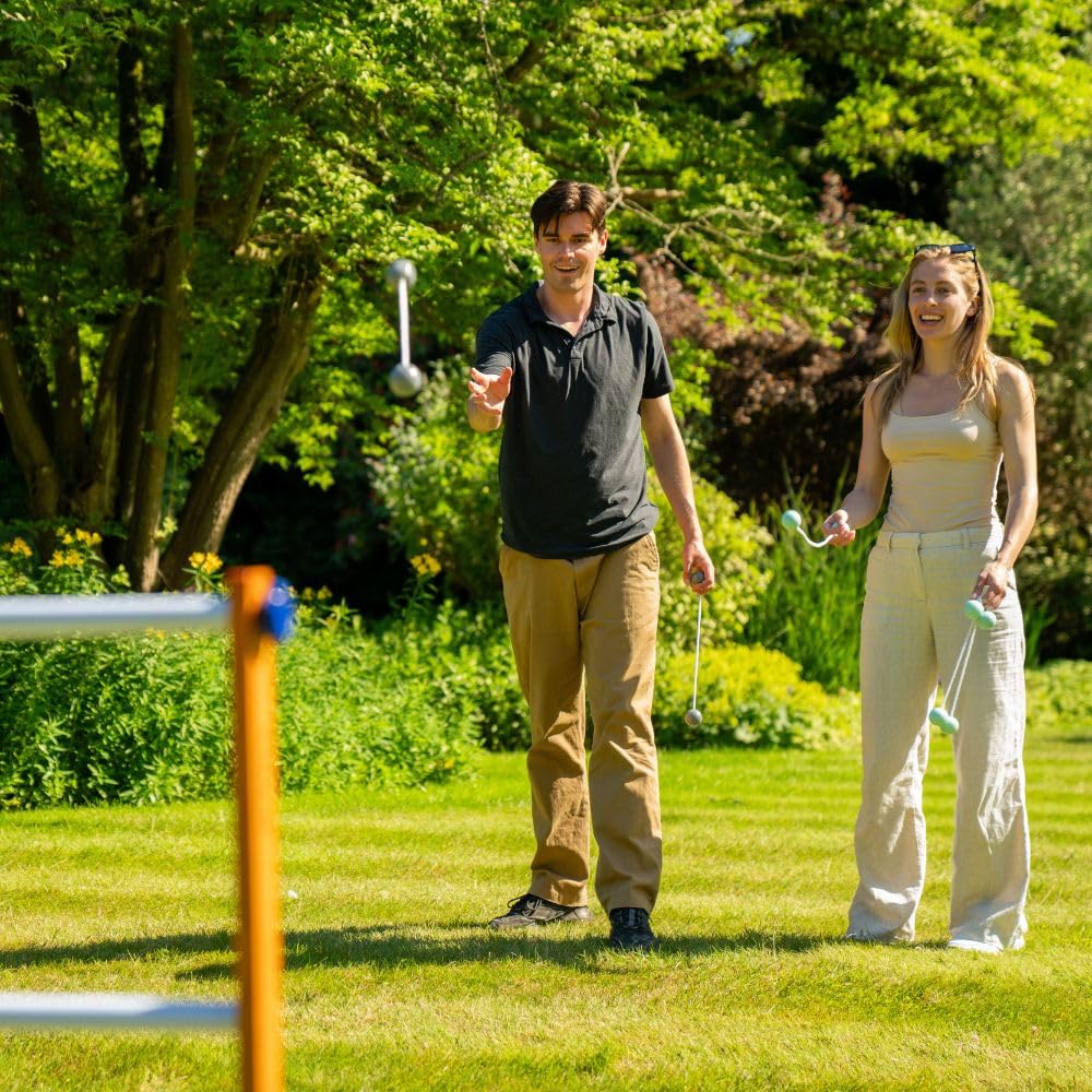 Ubergames Nouveau 2024 Jeu de Golf Échelle Kit Professionnel Balles de Golf en Bois Massif Noir/Blanc