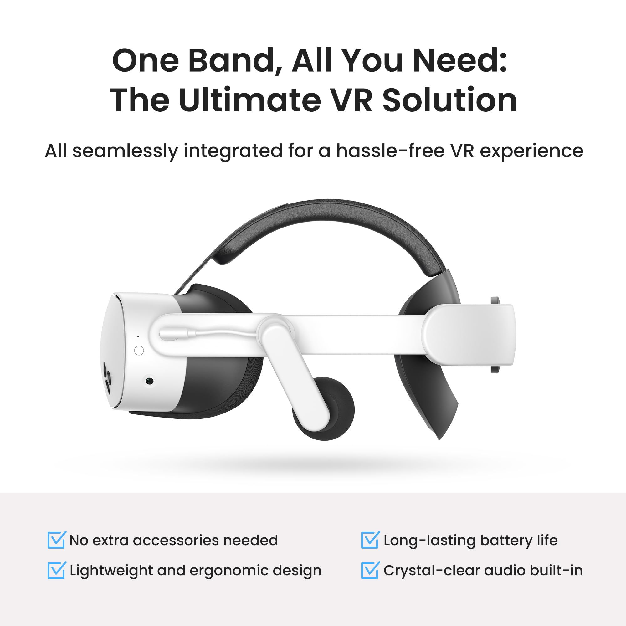 その他 KIWI design K4 Duo K4 Duo AIO Audio Head Strap with Battery