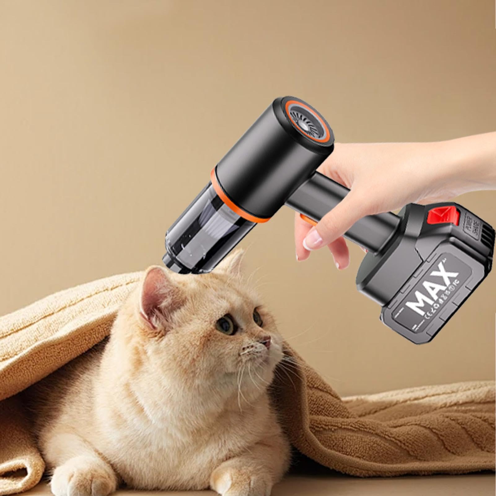 Aspirateur de voiture, aspirateur sans fil pour voiture | Petit aspirateur | à main sans fil,Machine de nettoyage de débris et de particules de poussière d'entretien intérieur de véhicule pour clavier,