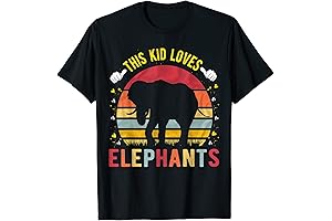 Elephant T-Shirt for Kids: The Perfect Gift for Elephant Enthusiasts