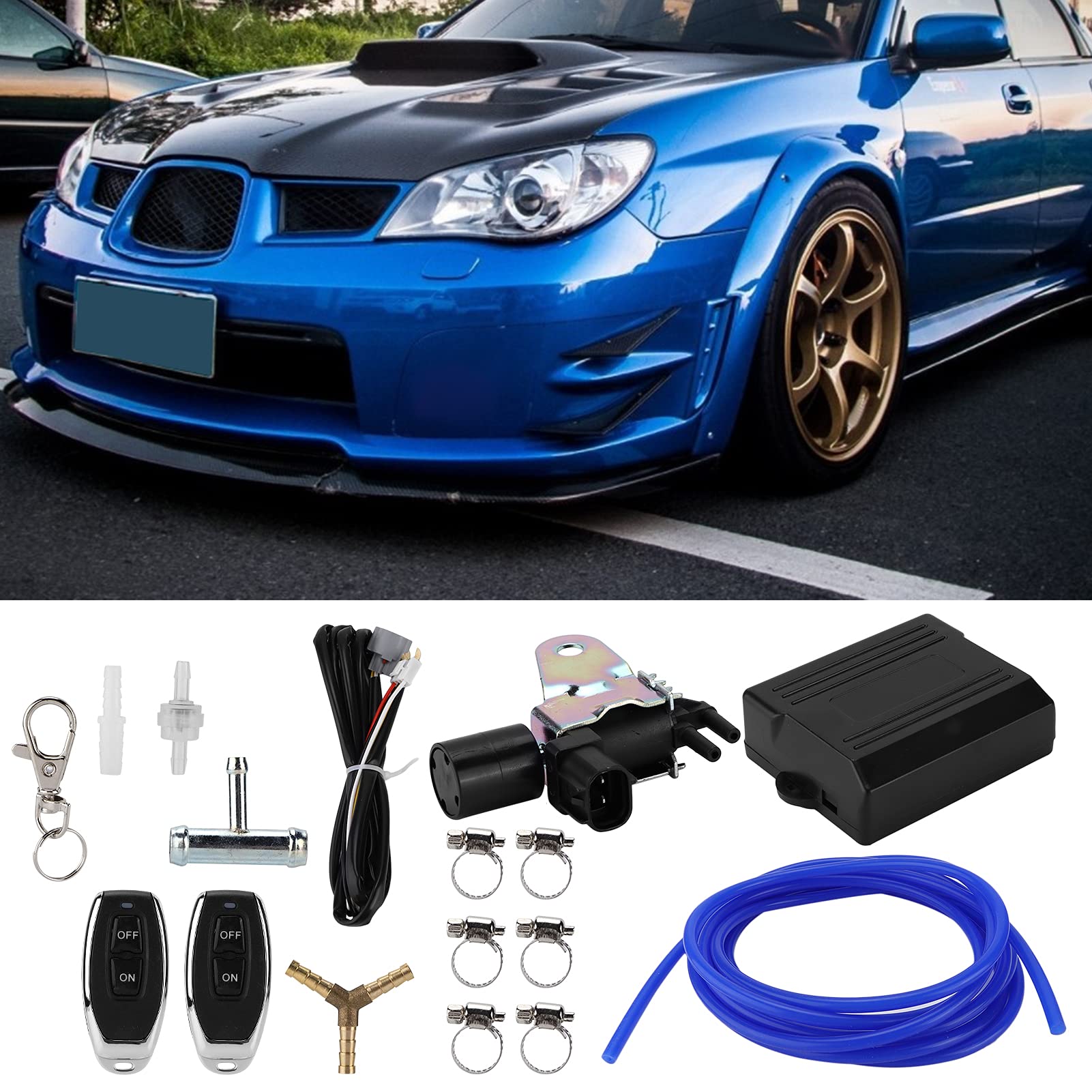 01 Controller valvola di Scarico remoto, Kit Controller valvola di Scarico Senza Fili Controllo preciso per Auto