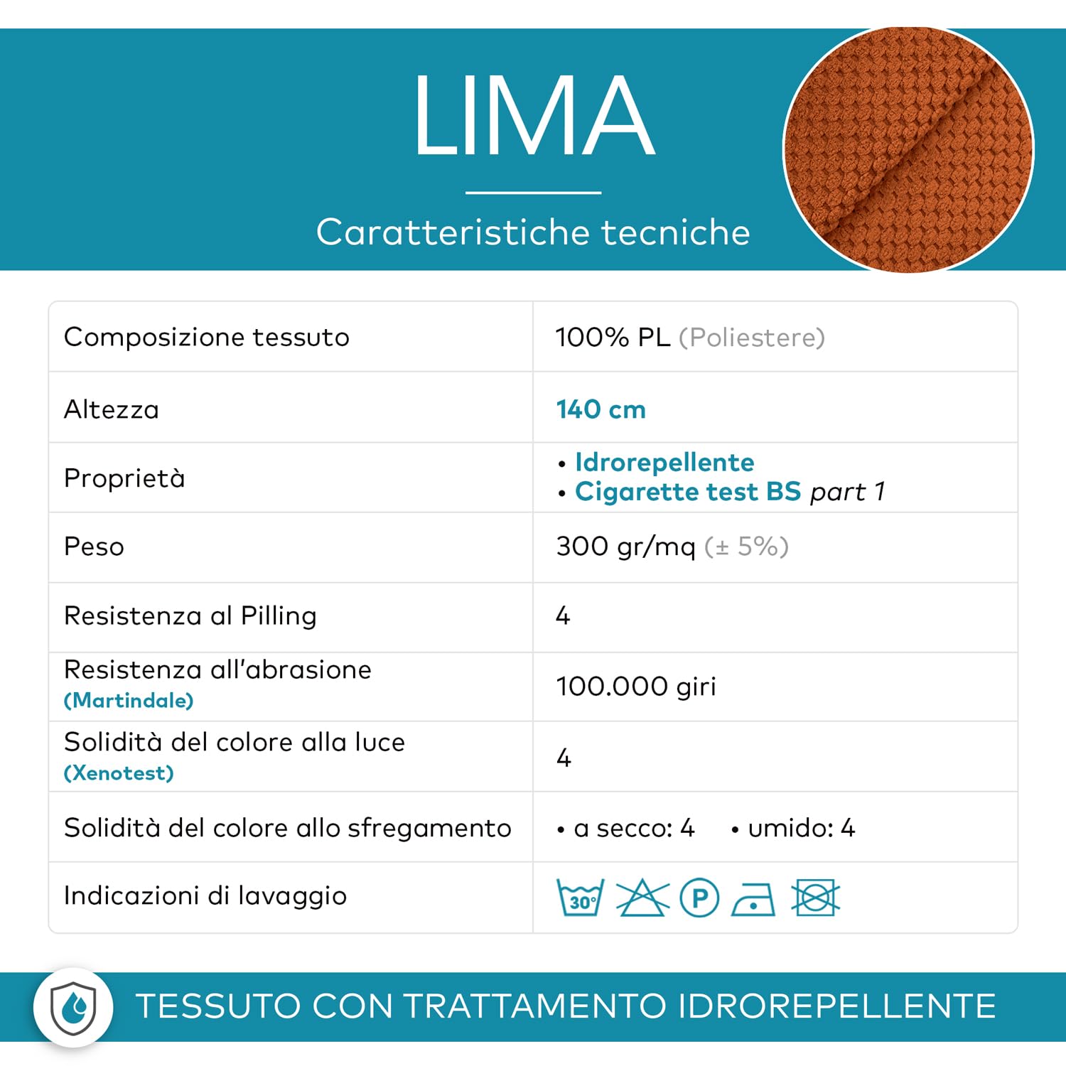 DESHOME Lima 30 metros – Tela al metro impermeable efecto terciopelo: tela para sofás, cojines, sillas, tapicería, decoración papel de azúcar
