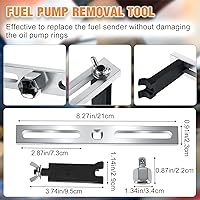 Vista 3 de Frienda 3 piezas universal de extracción de bomba de combustible herramientas de extracción de bomba de combustible ajustable módulo de anillo llave