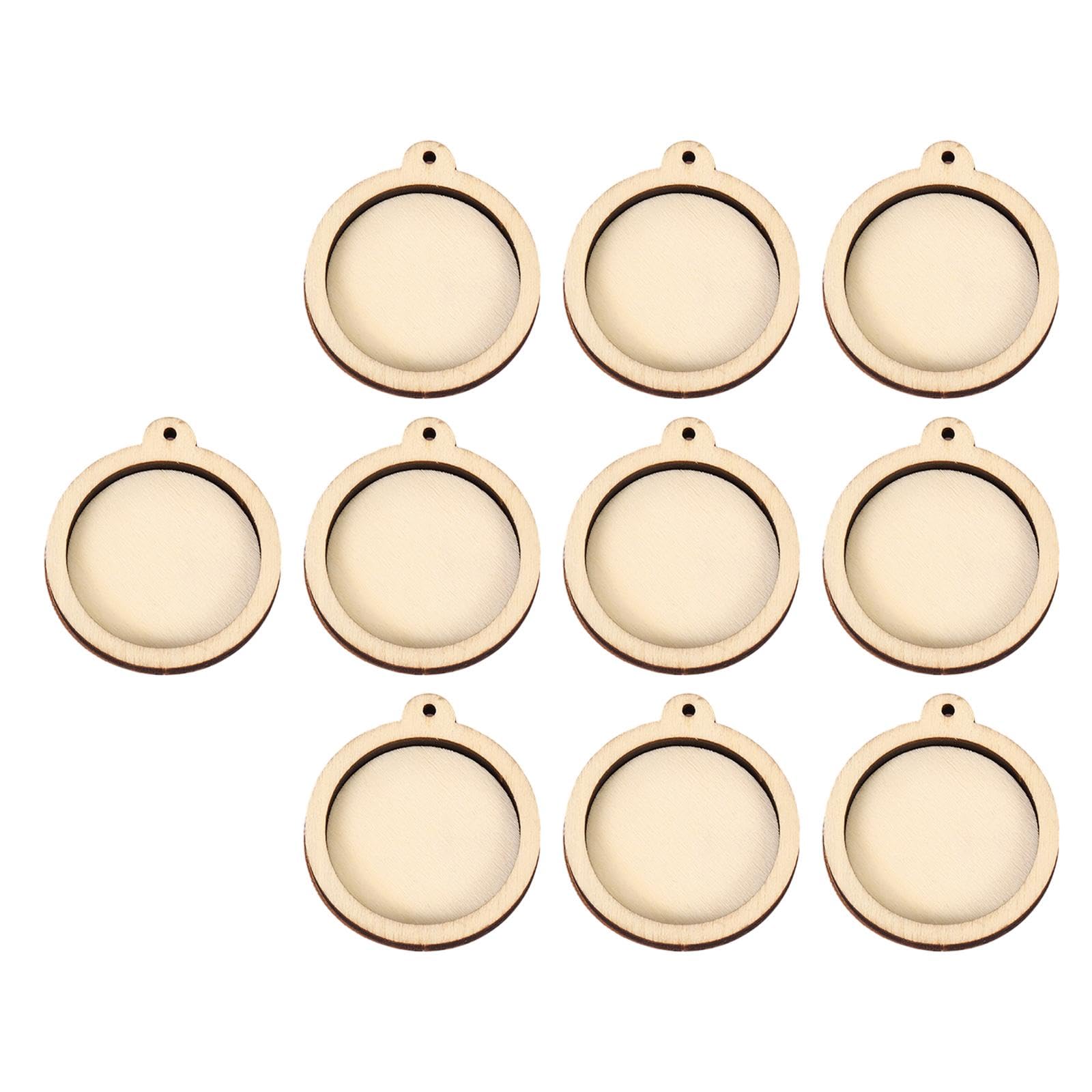 10x Mini Embroidery Hoops Display Frame for Pendant Festivals Decoration DIY Round|Crafts |Hand Embroidery Hoops & Frames-image-32
