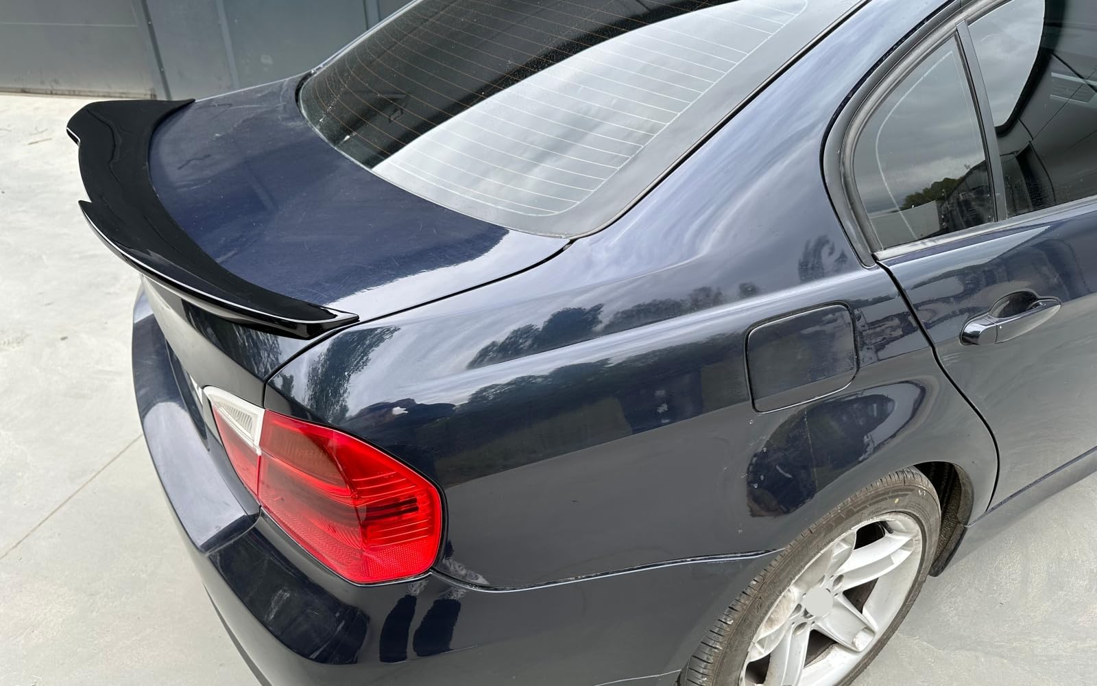 MpTuned E90 PSM Style Spoiler posteriore lucido nero per serie 3 2004-2013 berlina 4 porte 318i 320i 330i 340i m340i 318d 320d 330d 340D 340D