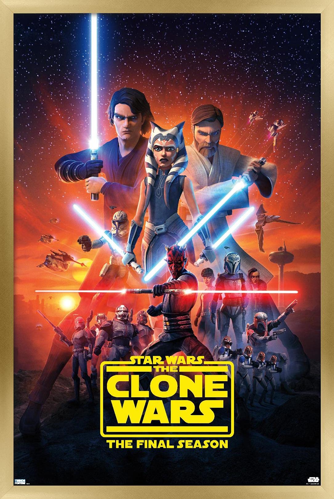 Amazon.com: Trends International Star Wars: The Clone Wars