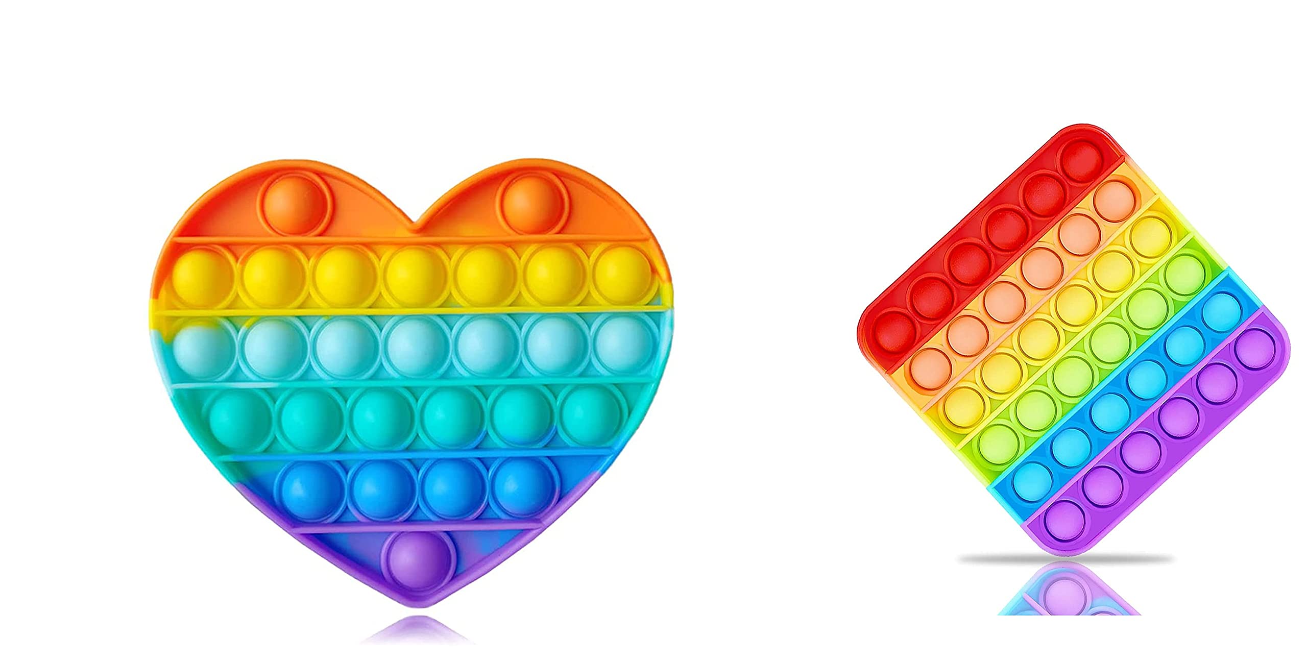 Buy Vasavi pack of 2 Pop it toys kids , rainbow pop it fidget toys