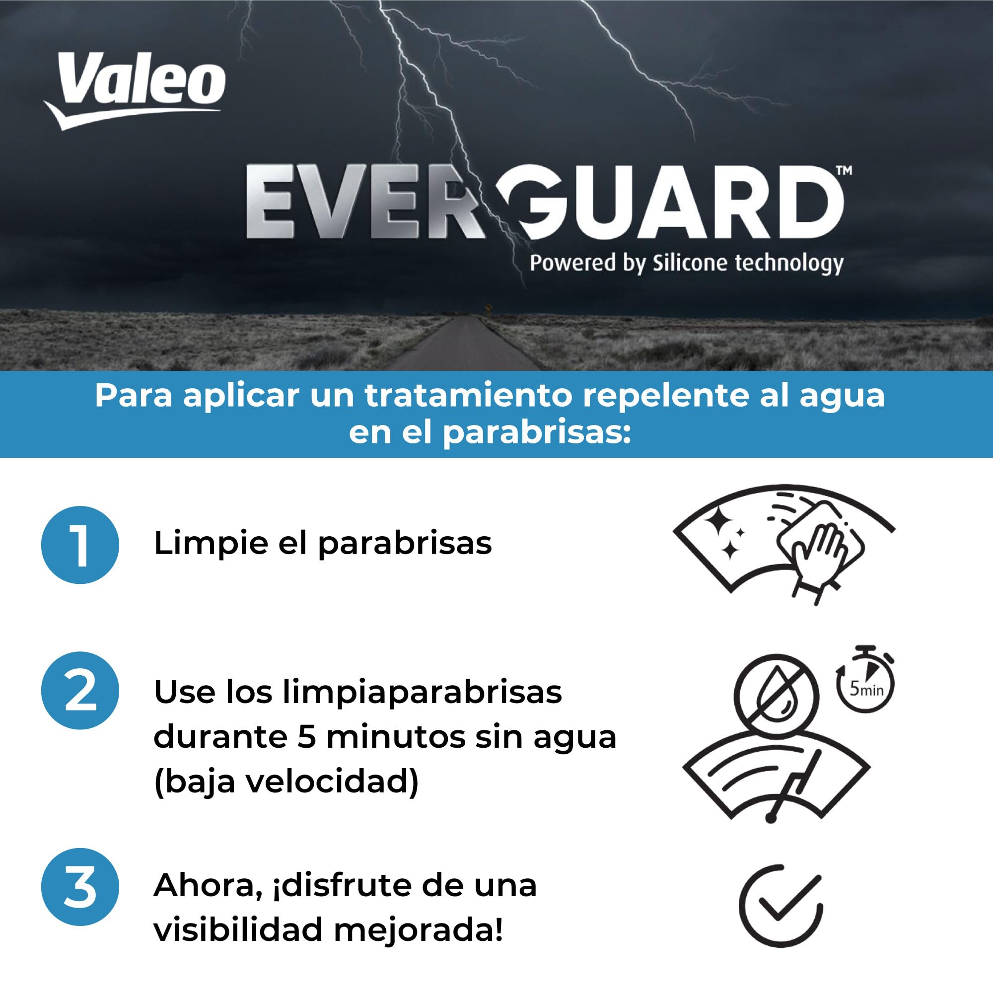 Valeo Everguard 2x Limpiaparabrisas VSK1 - Delanteras - 600 mm / 400 mm
