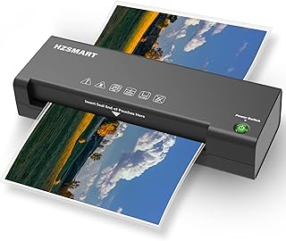 HZSMART Laminator, Laminator Machine with Laminating Sheets, Laminating Machine Laminate up to 9"/A4 Wide, Personal Laminator for Teachers, Mini Laminator for Home Use