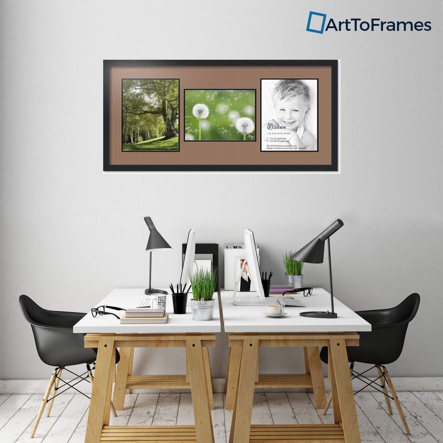 Amazon.com - ArtToFrames Collage Photo Frame Double Mat with 1