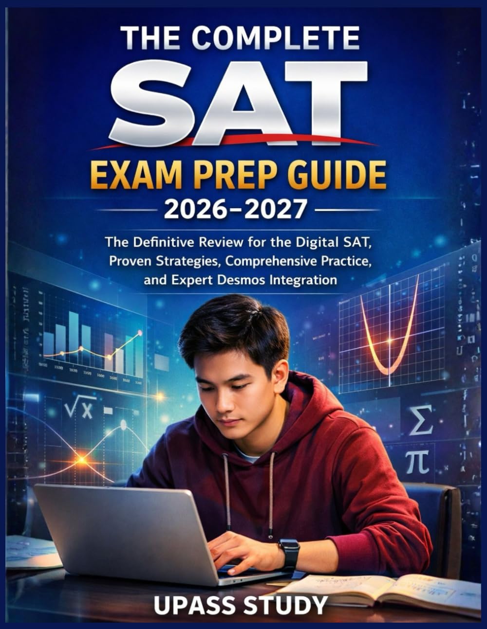 THE COMPLETE SAT EXAM PREP GUIDE 2026–2027: The Definitive Review for the Digital SAT: Proven Strategies, Comprehensive Practice, and Expert Desmos Integration