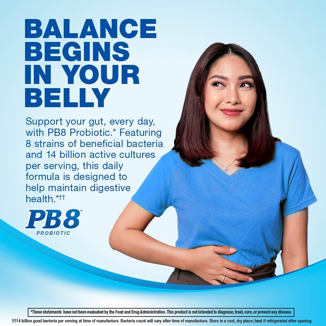 PB8 Probiotic | 14 Billion CFU | 120 Capsules | 8 Strains — Amazon image 6