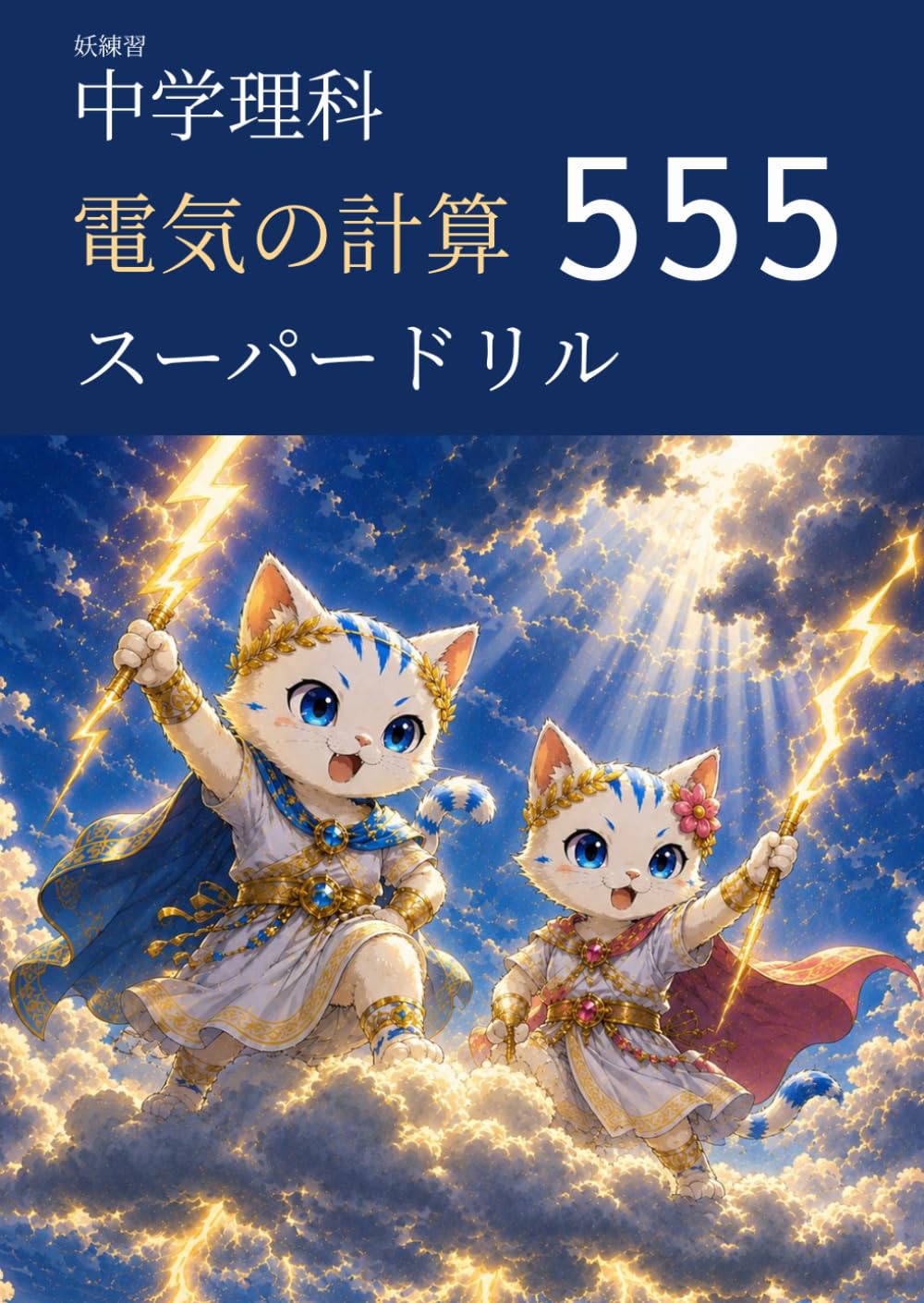 妖練習 中学理科 電気の計算 スーパードリル 555 (中学生理科マスターシリーズ)