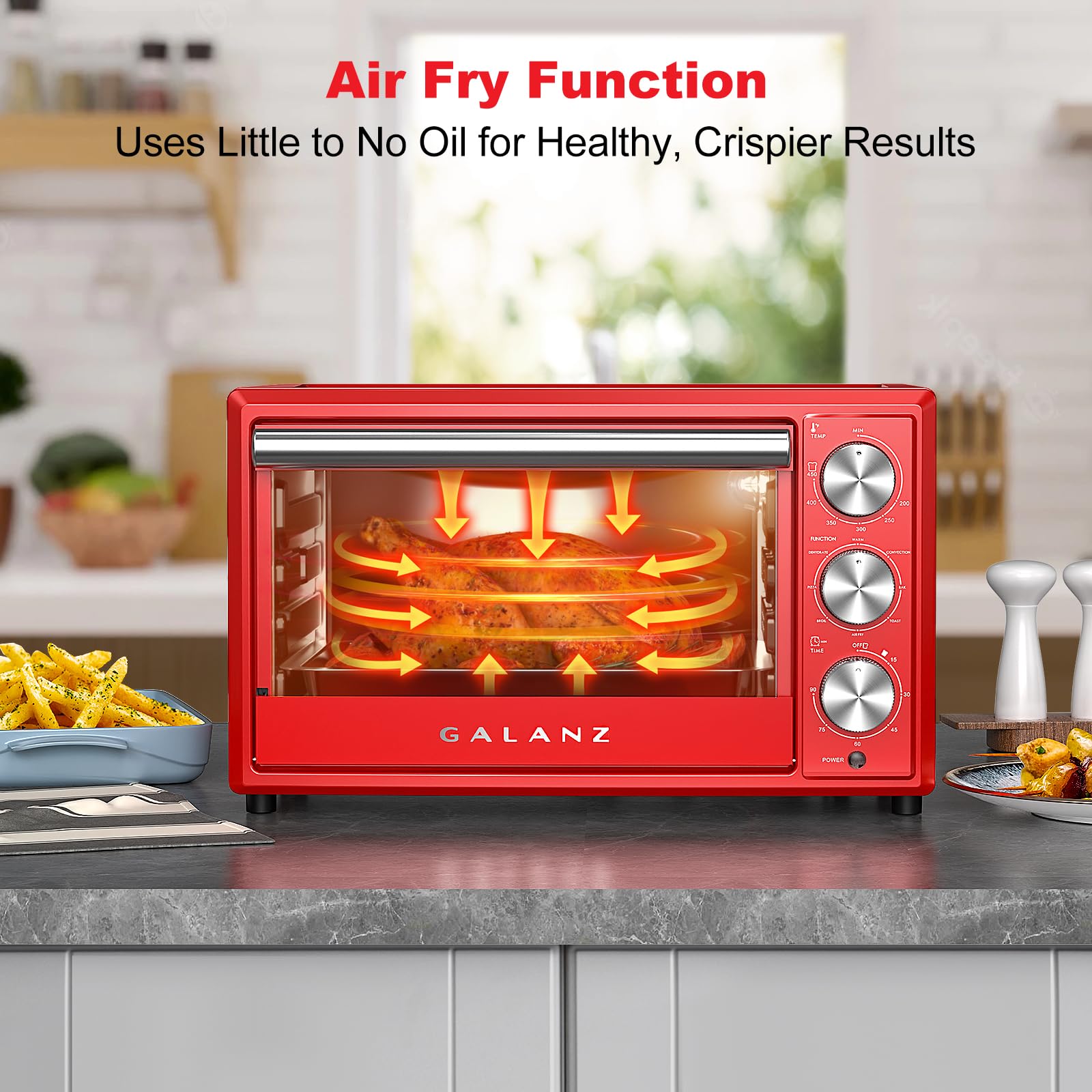 Galanz Retro In Combo Toaster Oven With True Desertcart