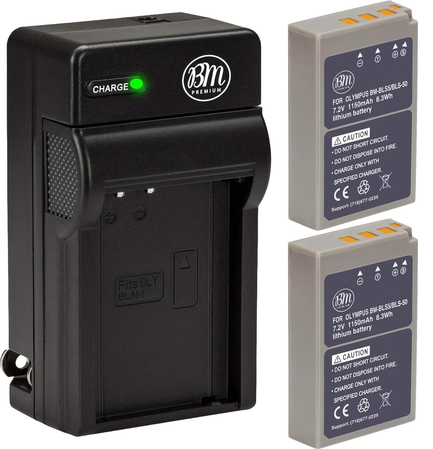 Amazon.com: BM Premium 2 BLS-5, BLS-50, PS-BLS5 Batteries and