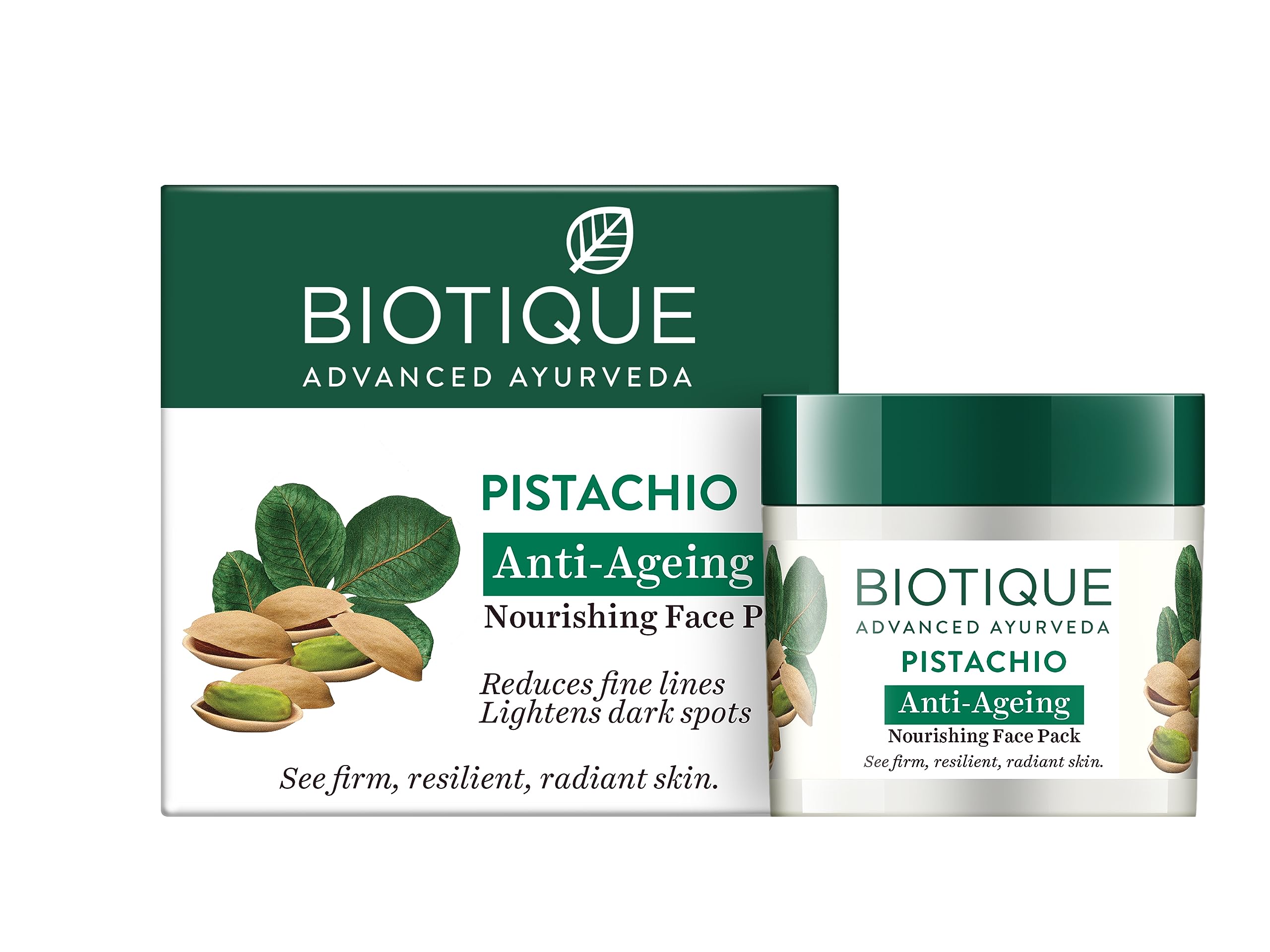 Biotique Pistachio Ageless Nourishing and Revitalizing Face Pack