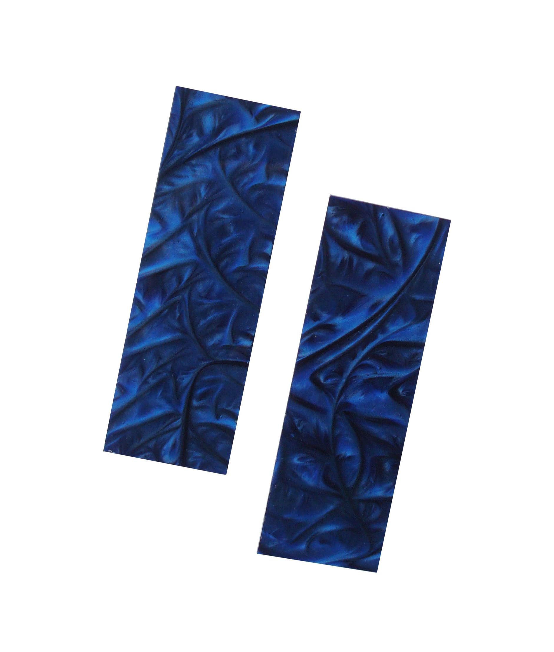 Messergriff Griffe Skalen, Acryl Inlace Griff Material, Messermacher Schwert DIY Platten, Pack von 2-teiligen (blau)