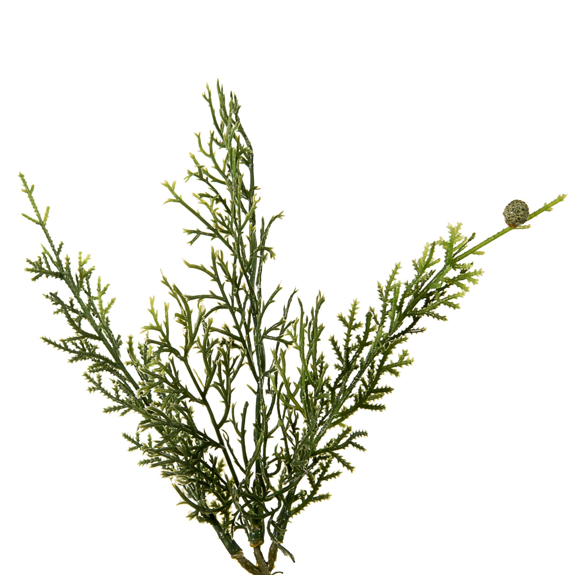 Corona artificiale di pino, abete SAMUNA, con bacche, pigne, verde-rosso, 60cm