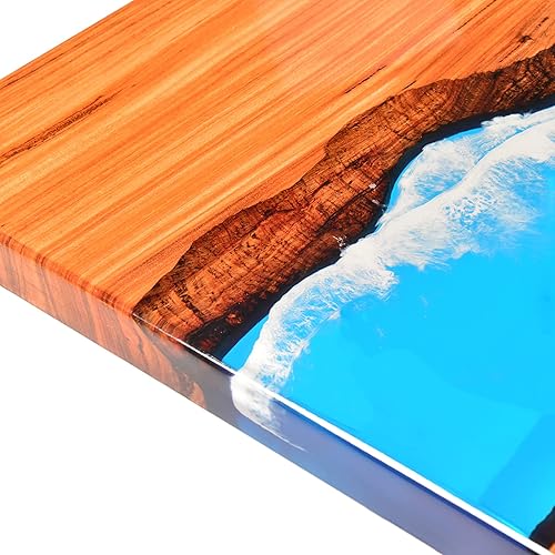 Miniatura 5 de AURTEM Art Live Edge Dining Table Epoxy for Living Room Epoxy Resin Table Computer Table Kitchen Table Wood Coffee Table Conference Table Home