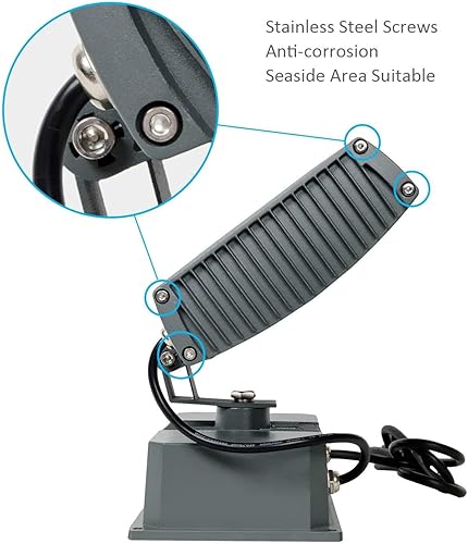 Miniatura 7 de Luces LED RGBW para arandela de pared con control remoto RF, 144 W impermeable que cambia de color, luz LED para proyectos de iluminación al aire