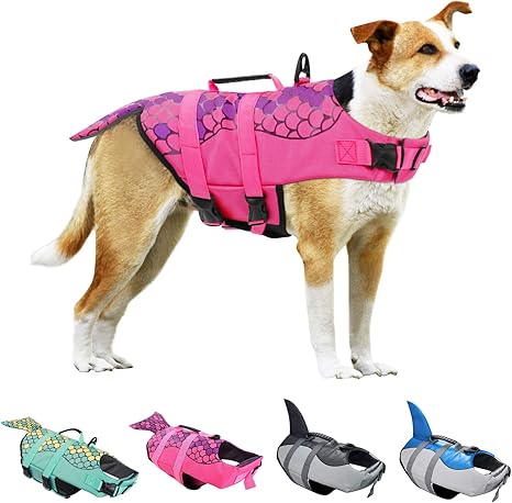 Pink dog life vest Clearance