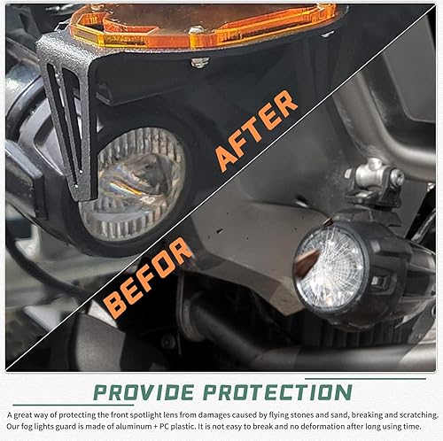 Miniatura 3 de Kacvbei Protector de luz antiniebla abatible para motocicleta compatible con B-M-W Adventure R1250GS R 1250 GS Adv F 850 GS F850GS R1200GS Adv LC