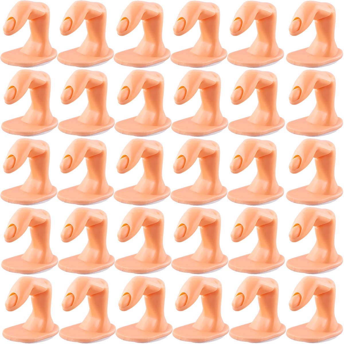 BQTQ 30 Pieces Practice Fingers Fake Fingers for Acrylic Nail Practice Finger Nail Art Training Display Decoration（Without Nails)